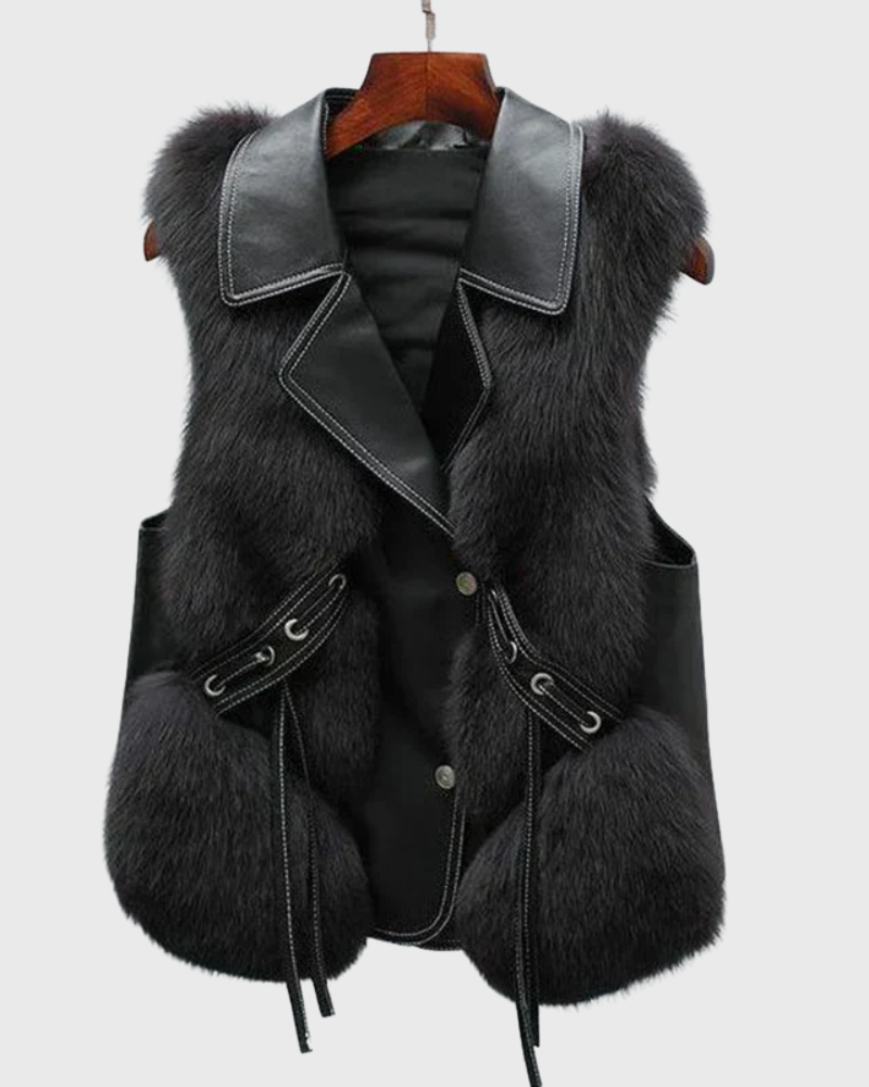 Alina™ kožená vesta – Stylová a nadčasová