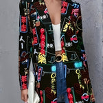 Avery - Stylový Graffiti Blazer