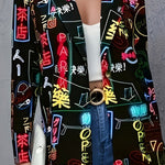 Avery - Stylový Graffiti Blazer