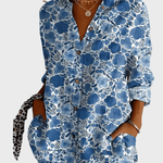 Bavlněná květinová košile