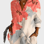 Bavlněná květinová košile