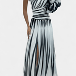 Bethania™ | Pruhované maxi šaty