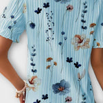 Bruna - Stylový top s V-výstřihem ve tvaru srdce