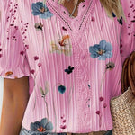 Bruna - Stylový top s V-výstřihem ve tvaru srdce