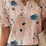 Bruna - Stylový top s V-výstřihem ve tvaru srdce