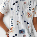 Bruna - Stylový top s V-výstřihem ve tvaru srdce