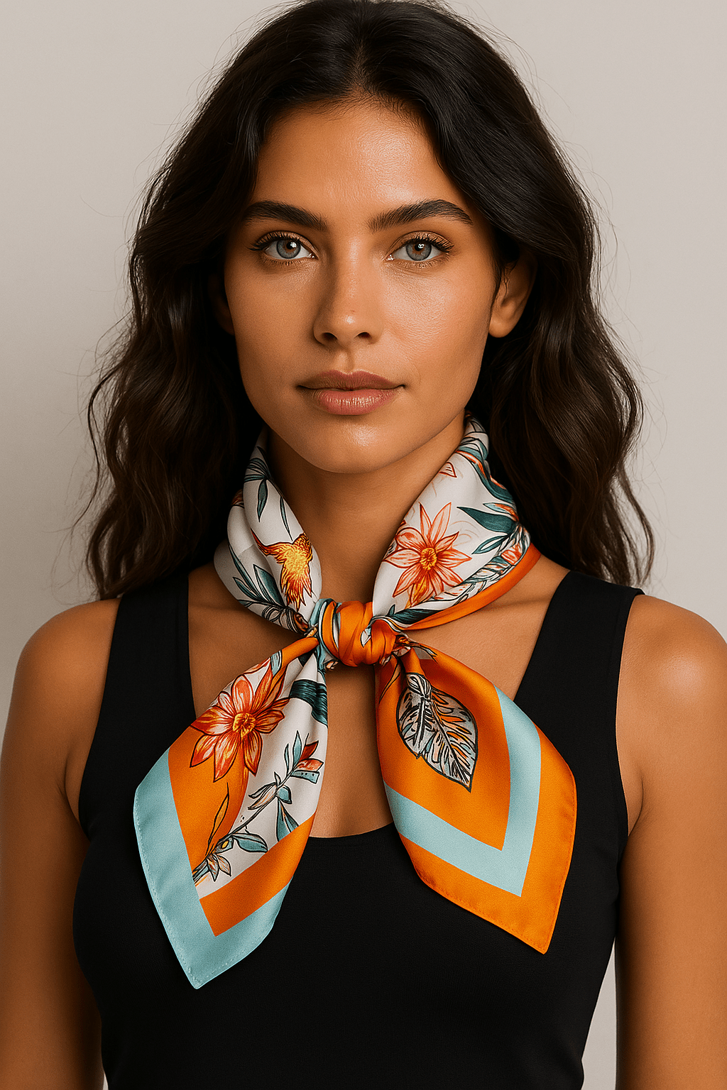Cecile Foulard (100% hedvábí - 68cm)