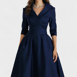 Ceryn | Saténové Midi Šaty