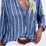 Débora - Ručně vyráběná pruhovaná košile