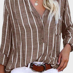 Débora - Ručně vyráběná pruhovaná košile