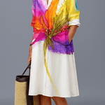 Doris - Elegantní midi šaty pro bezstarostné letní chvíle