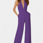 Fialový dámský overal