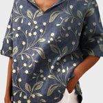 Flávia - Stylový lněný top