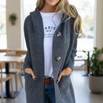 Giselle Dlouhý Pletený Kabát