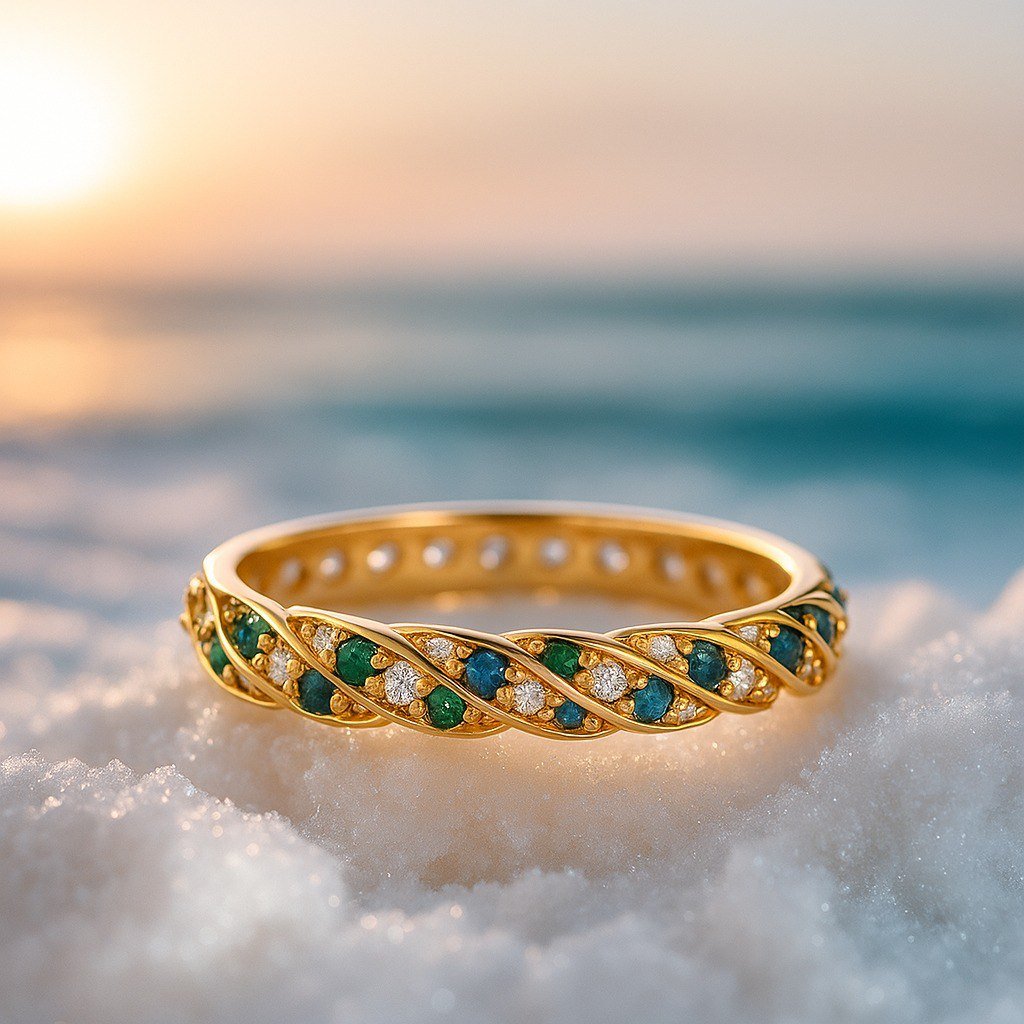 Helma Ocean Breeze 925 stříbro a křemen