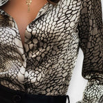 Ilmavá saténová košile