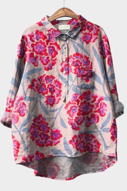 Jasminka | Stylová prémiová halenka s krajkovým lemem pro dokonalý vzhled