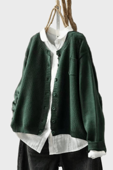 Jemný pletený kardigan