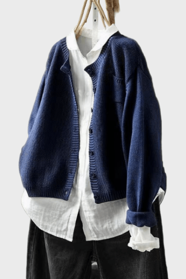 Jemný pletený kardigan