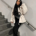 Kaja™ teddy plášť – Měkký & nadčasový