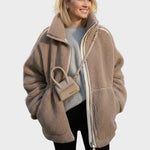 Kaja™ teddy plášť – Měkký & nadčasový