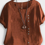 Krátký rukáv s knoflíky