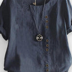 Krátký rukáv s knoflíky