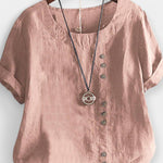 Krátký rukáv s knoflíky