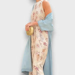 Květinové Dlouhé Šaty