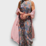 Květinové Dlouhé Šaty