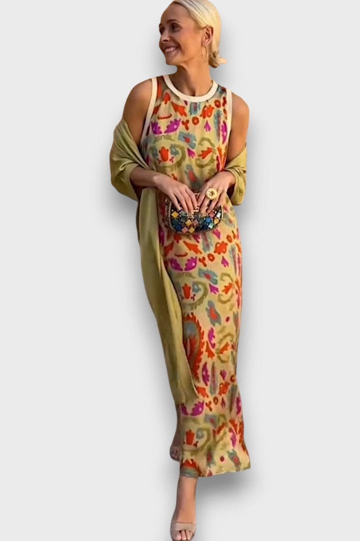 Květinové Dlouhé Šaty