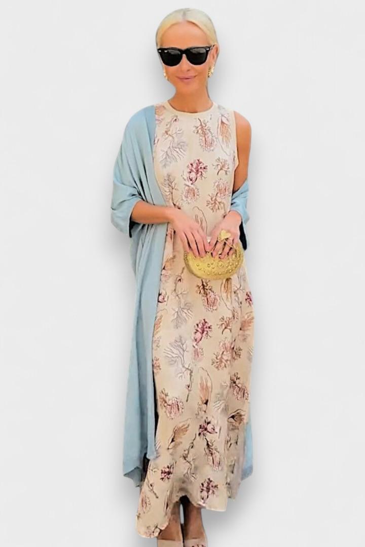 Květinové Dlouhé Šaty