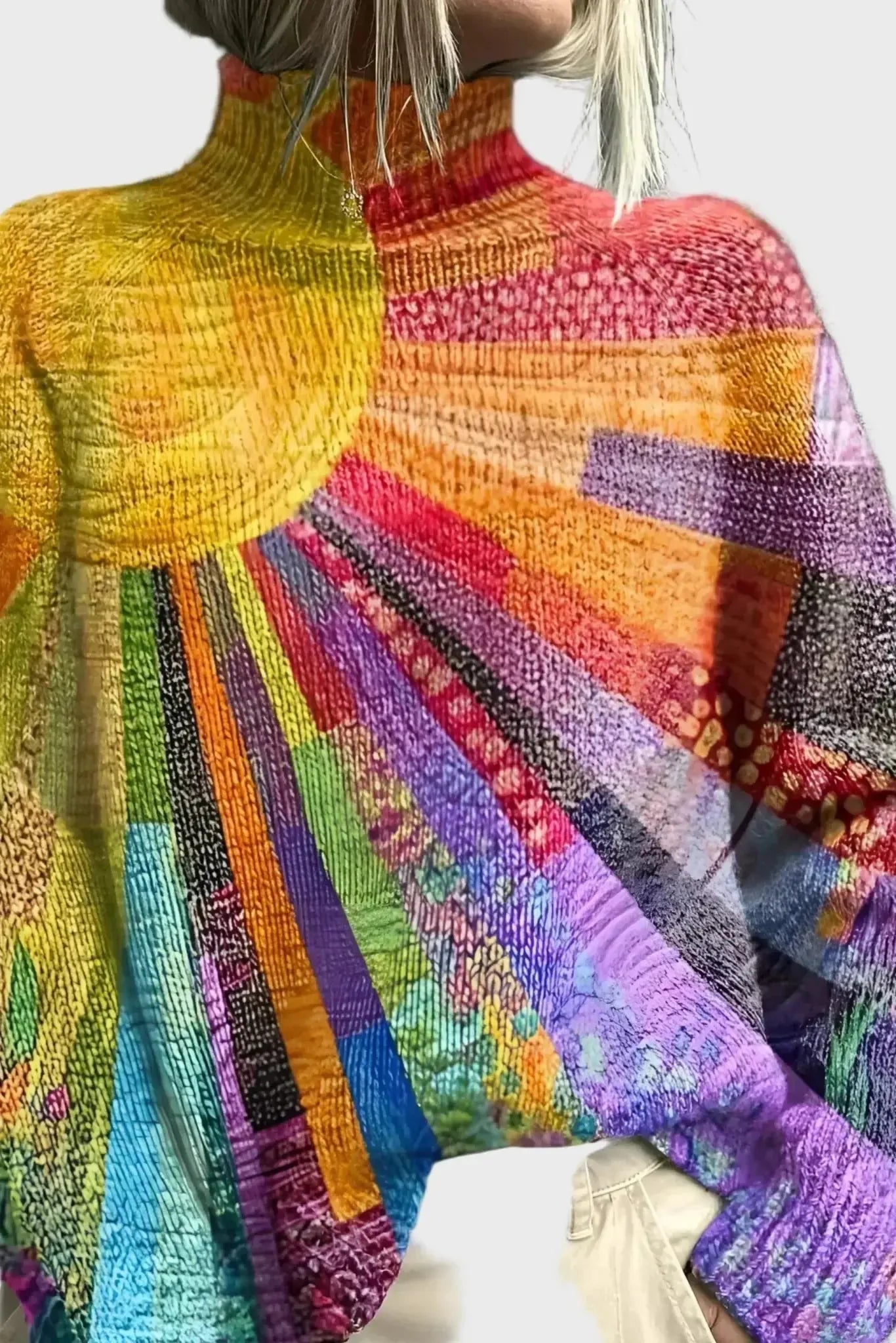 Kyllikki™ Svetr s vysokým límcem