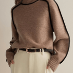 Lara™ Svetr s vysokým límcem