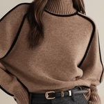 Lara™ Svetr s vysokým límcem