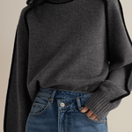 Lara™ Svetr s vysokým límcem