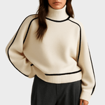 Lara™ Svetr s vysokým límcem