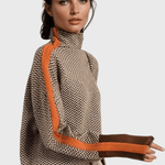 Leena™ Svetr s vysokým límcem