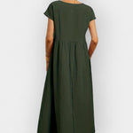 Lehká bavlněná šaty s kapsami