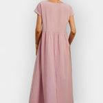 Lehká bavlněná šaty s kapsami