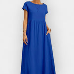 Lehká bavlněná šaty s kapsami