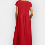 Lehká bavlněná šaty s kapsami