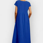 Lehká bavlněná šaty s kapsami