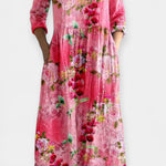 Lehké květinové šaty