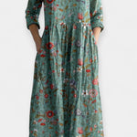 Lehké květinové šaty