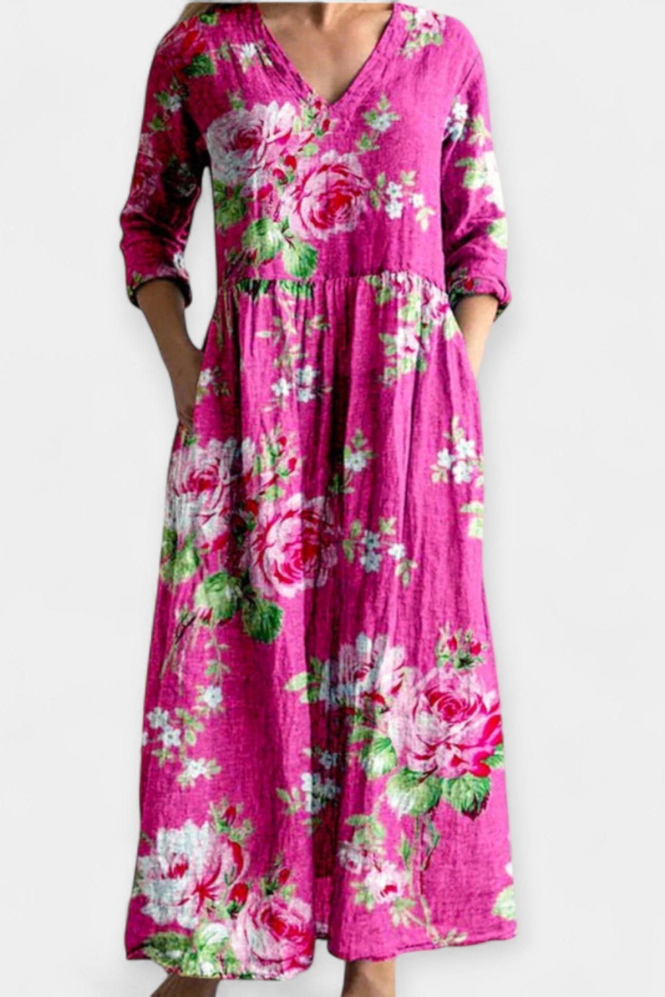 Lehké květinové šaty