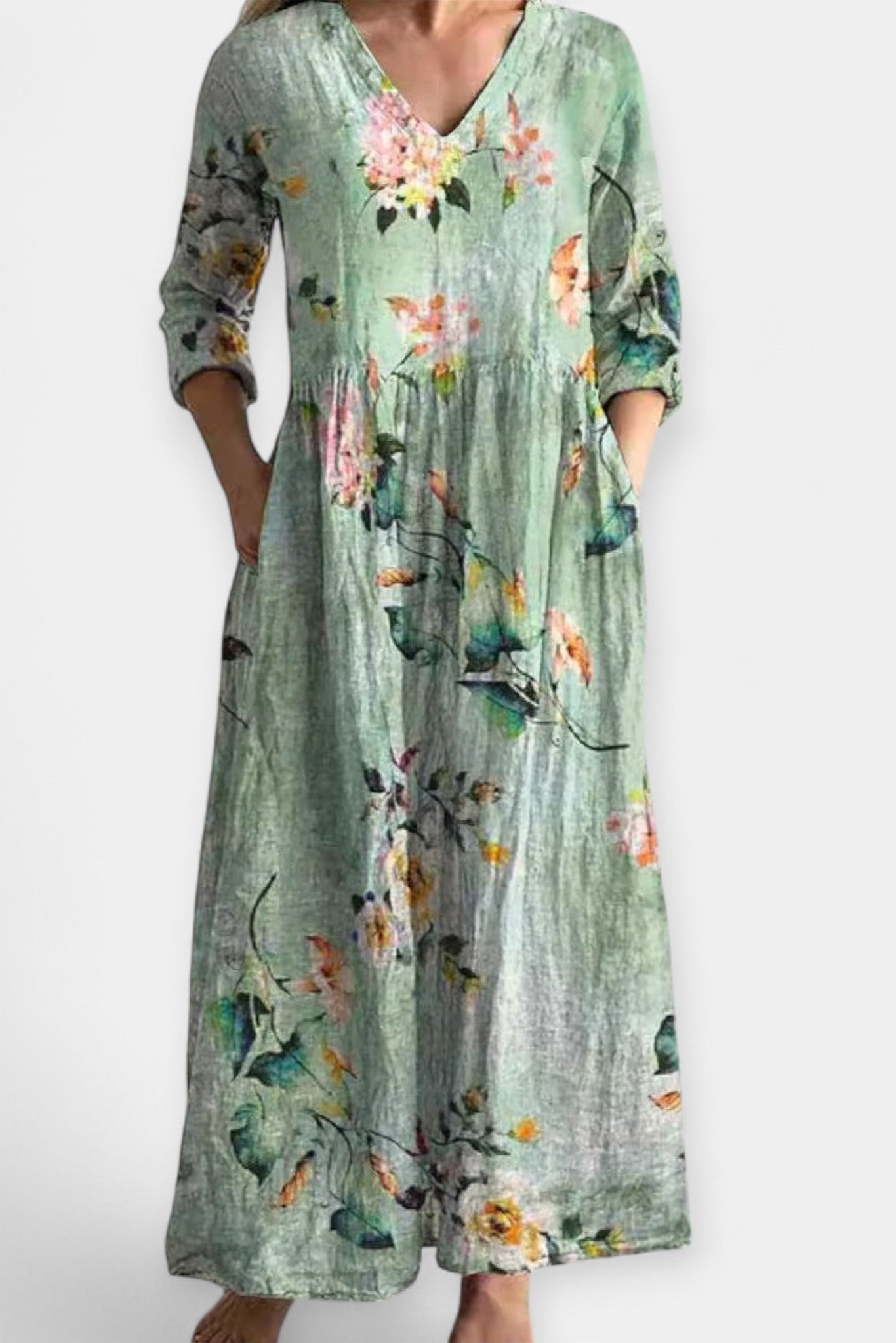 Lehké květinové šaty