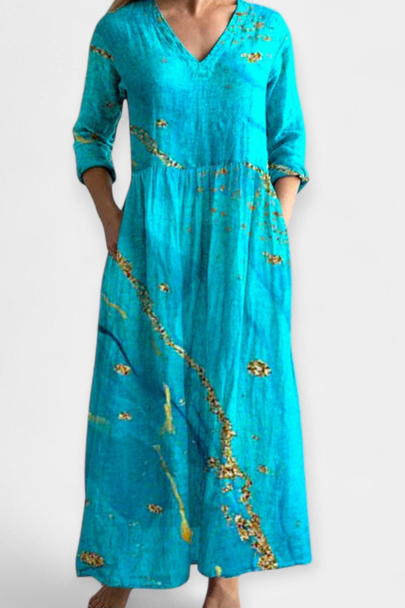 Lehké květinové šaty