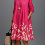 Liane - luxusní midi šaty pro bezstarostnou eleganci