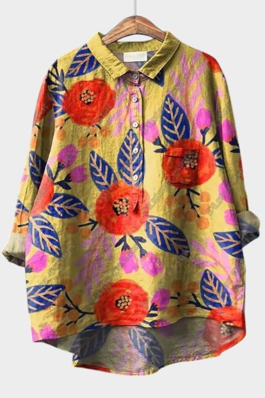 Livia | Elegantní prémiová blůza s krajkovým lemem pro stylový vzhled